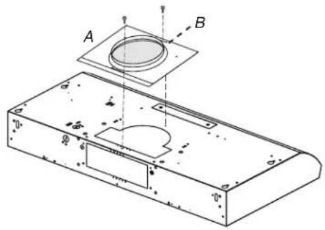 SAMSUNG NK30B3000US - 7" (17.8 cm) Round Vent Mounting Plate - 1