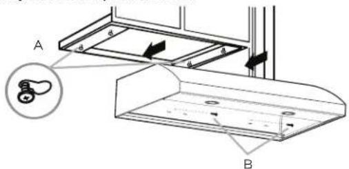 SAMSUNG NK30B3000US - Mounting the Hood - 1