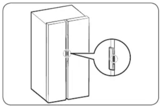 SAMSUNG RS23CB7600QL - Fonction d'ouverture automatique de la porte (modèles applicables uniquement) - 1