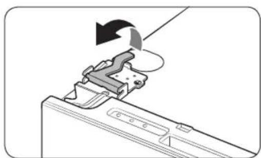 SAMSUNG RF25C5551SR - Detach the fridge doors - 3