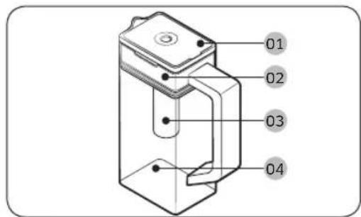 SAMSUNG RF25C5551SR - Jarra de agua (Llenado automatico de la jarra) (solo para los modelos correspondentes) - 1