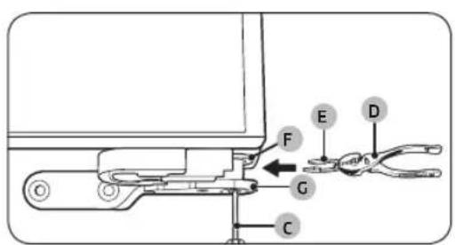 SAMSUNG RF25C5551SR - PASO 5 Alineación de las puertas del refrigerador - 4