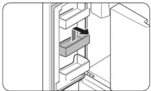 SAMSUNG RF25C5551SR - Bacs de la porte - 2