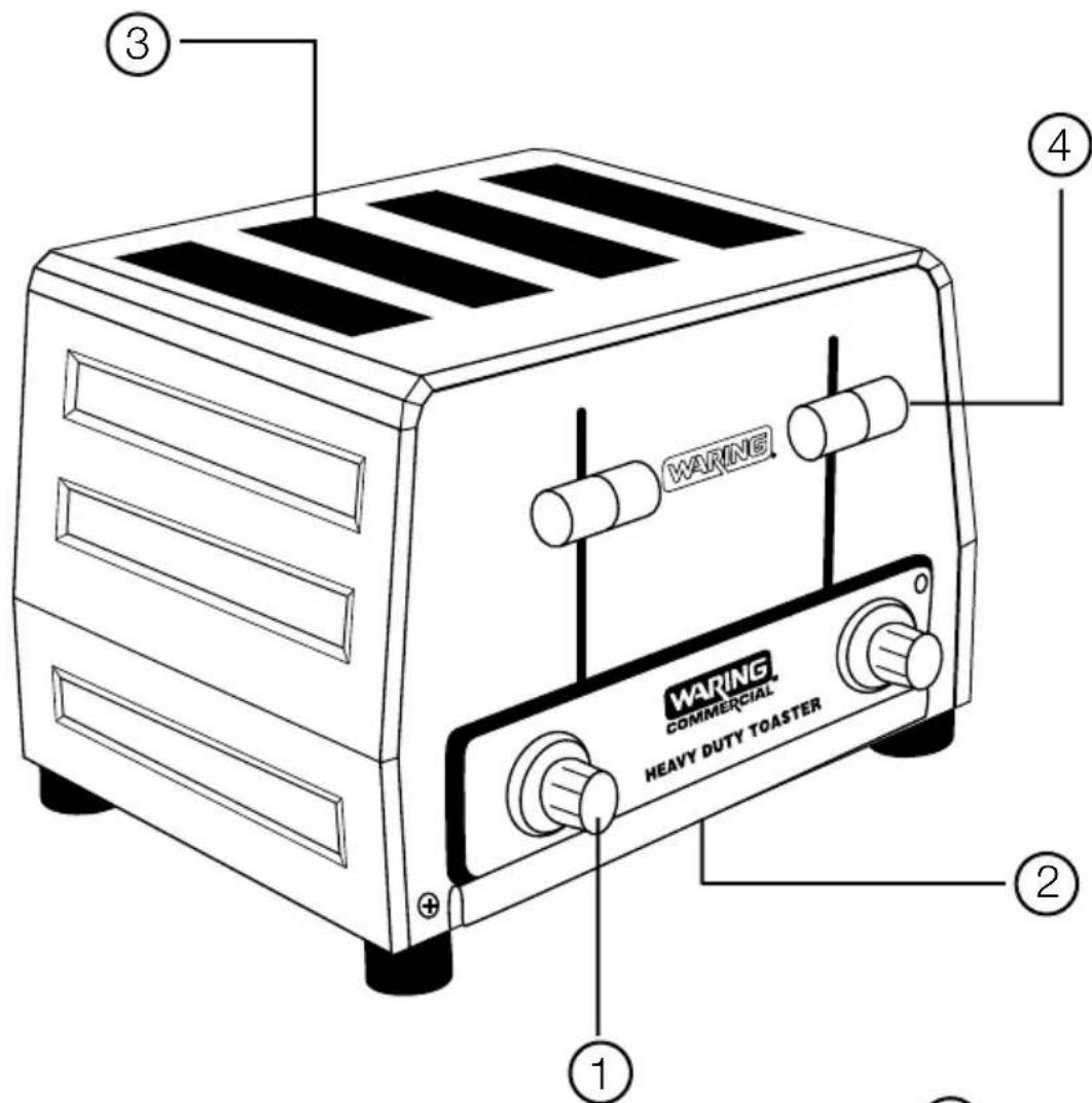 Waring Commercial WCT815 - Grille-pain Série wCT800 - 1
