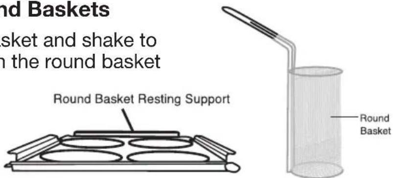 Waring Commercial WPC100 - Draining Pasta - Round Baskets - 1