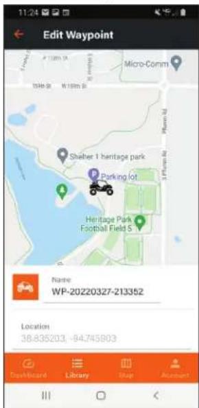 Edit Waypoint Micro-Comm Shelter 1 heritage park Parking lot Heritage Park Football Field 5 Name WP-20220327-213352 Location 38.835203 - 94.745903