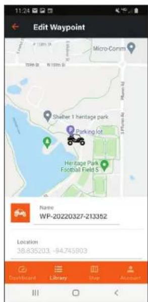 Edit Waypoint Micro-Comm Shelter 1 heritage park Parking lot Heritage Park Football Field 5 Name: WP-20220327-213352 Location 38.835203, -94.745903