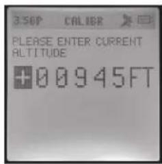 3:50P CALIBR PLEASE ENTER CURRENT ALTITUDE +08945FT
