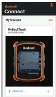 BUSHNELL BackTrack Mini GPS - CONECTAR Y USAR LA APLICACIÓN BUSHNELL® CONNECT - 6