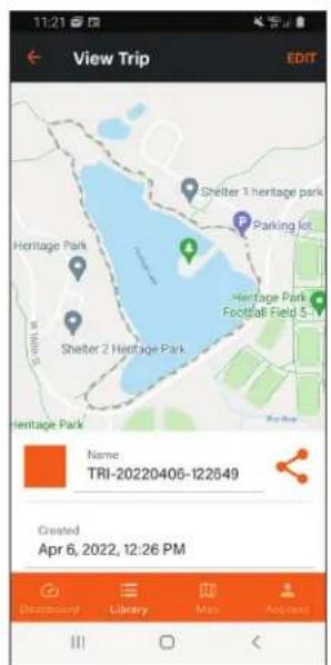 View Trip EDIT Name: TRI-20220406-122549 Created Apr 6, 2022, 12:26 PM