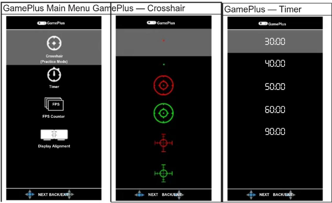 ASUS VP327Q - 啟動GamePlus: - 1