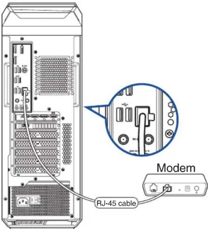 ASUS G16CH - Connexion via un modem câble/DSL - 2