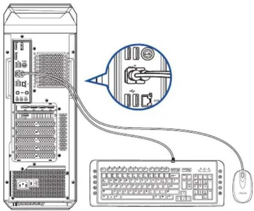ASUS G16CH - Connector un clavier et une souris USB - 1