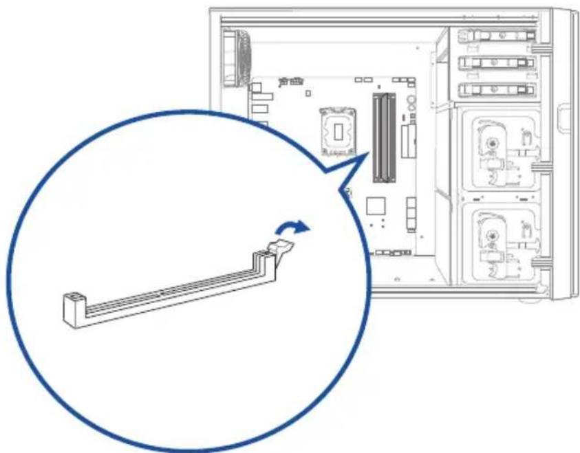 ASUS G16CH - Pour installer de la mémoire dans votre ordinateur : - 1