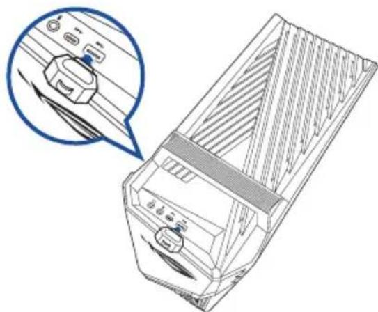 ASUS G15CE - Pour connecter un périphérique de stockage USB : - 1