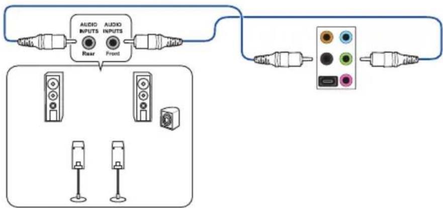 ASUS G15CE - Connector un microphone ou un système de haut-parleurs - 3