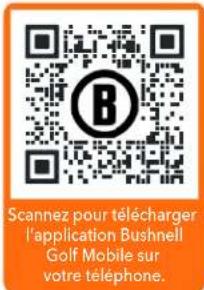 Scannez pour télécharger l'application Bushnell Golf Mobile sur votre téléphone.