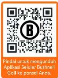 Pindai untuk mengunduh Aplikasi Seluler Bushnell Golf ke ponsel Anda.