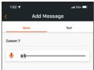 Add Message Voice Text Custom 7