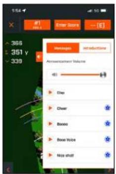 1:54 at 10 Enter Score (E) 366 351 y 339 Messages Introduction Ammencement Volume 45 Clay Clear Base Base Noise Mips shot