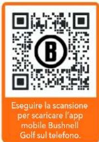 Eseguire la scansione per scaricare l'app mobile Bushnell Golf sul telefono.