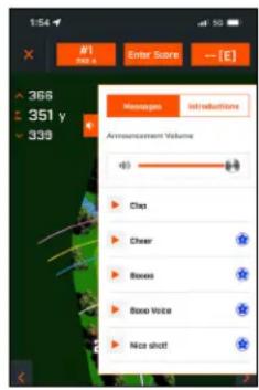 1:54 Enter Score 366 351 y 339 Messages Intractions Announcement Volume 40 Clip Cheer Boxo Boxo Voice Nice shoot