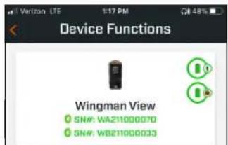 Device Functions Wingman View SNF: WA211000070 SNF: WB211000033