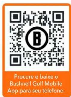 Procure e baixe o Bushnell Golf Mobile App para seu telefone.