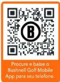 Procure e baixe o Bushnell Golf Mobile App para seu telefone.