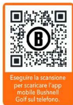 Eseguire la scansione per scaricare l'app mobile Bushnell Golf sul telefono.