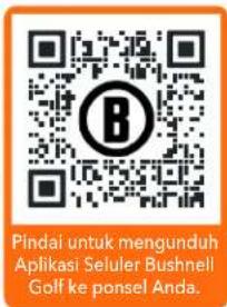 Pindai untuk mengunduh Aplikasi Seluler Bushnell Golf ke ponsel Anda.
