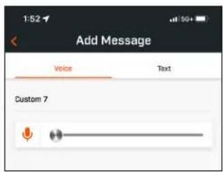 Add Message Voice Text Custom 7