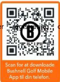 Scan for at downloade Bushnell Golf Mobile App til din telefon.