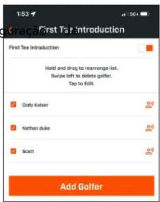 BUSHNELL Wingman View - CONFIGURAÇÃO DA APRESENTAÇÃO INICIAL DO TEE - 1