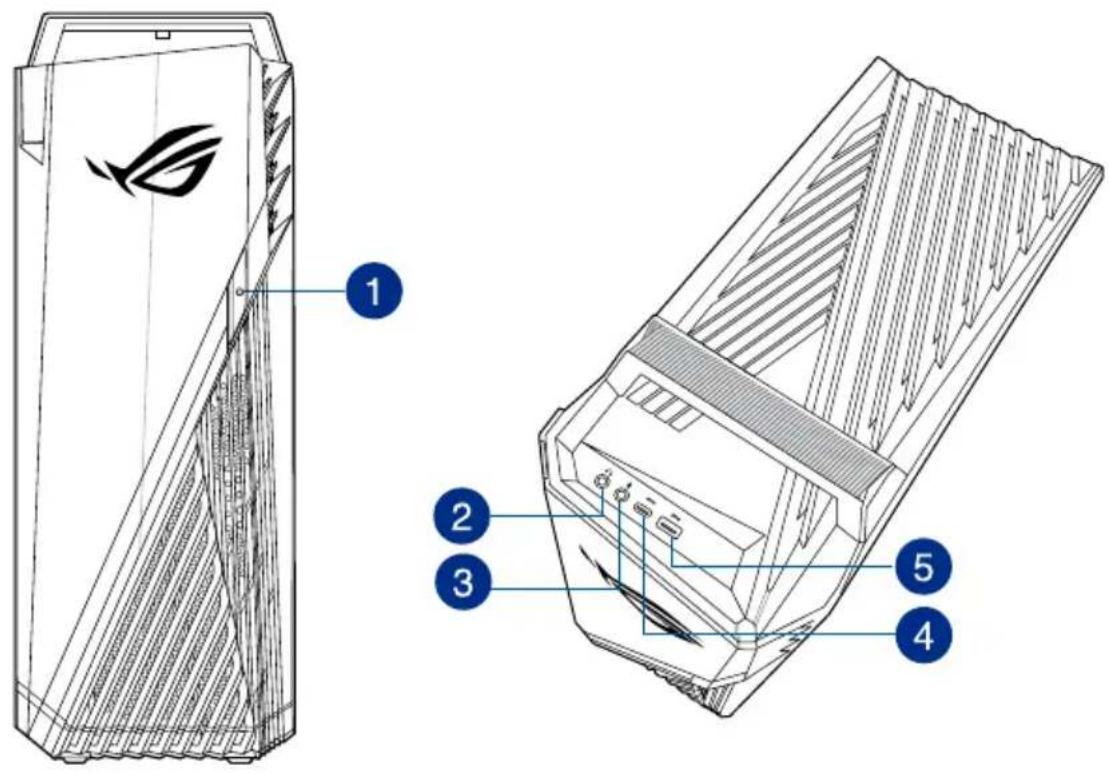 ASUS G15DS - Avant & dessus - 1