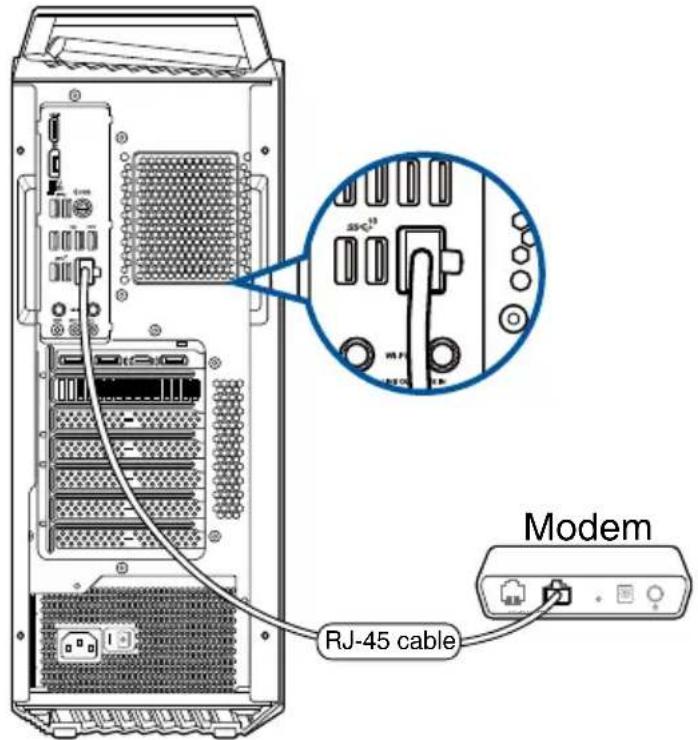 ASUS G15DS - Connexion via un modem câble/DSL - 2