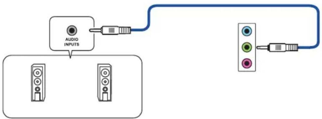 ASUS G10CE - Connector un système de haut-parleurs à 2 canaux - 1