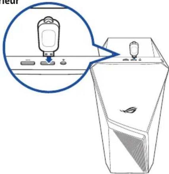 ASUS G10CE - Connector un périphérique de stockage USB - 1