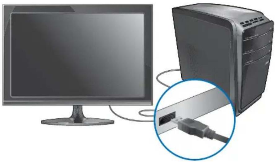 ASUS Essentio CG8350 - Connecting an HDTV - 2