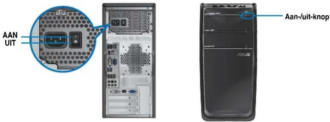 ASUS Essentio CG8350 - Een USB-toetsenbord en een USB-muis aansluiten - 3