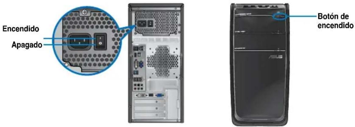 ASUS Essentio CG8350 - Para encender el equipo: - 1