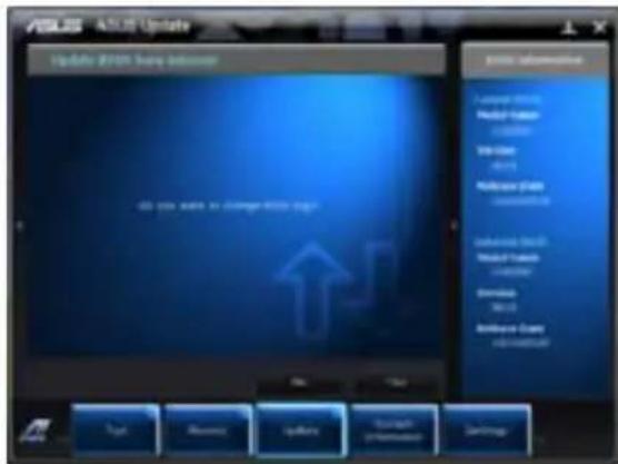 ASUS Essentio CG8350 - Updating the BIOS through a BIOS file - 1