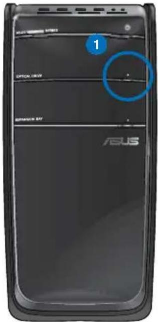 ASUS Essentio CG8350 - Utiliser le lecteur optique - 1