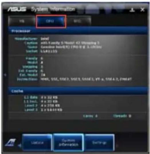 ASUS Essentio CG8350 - System Information - 3