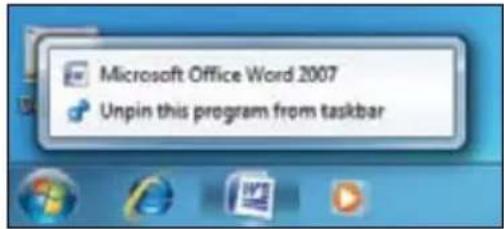 ASUS Essentio CG8350 - Unpinning programs from the taskbar - 1