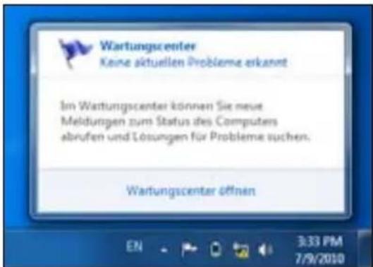 ASUS Essentio CG8350 - So zeigen Sie eine Warnnachricht an: - 1