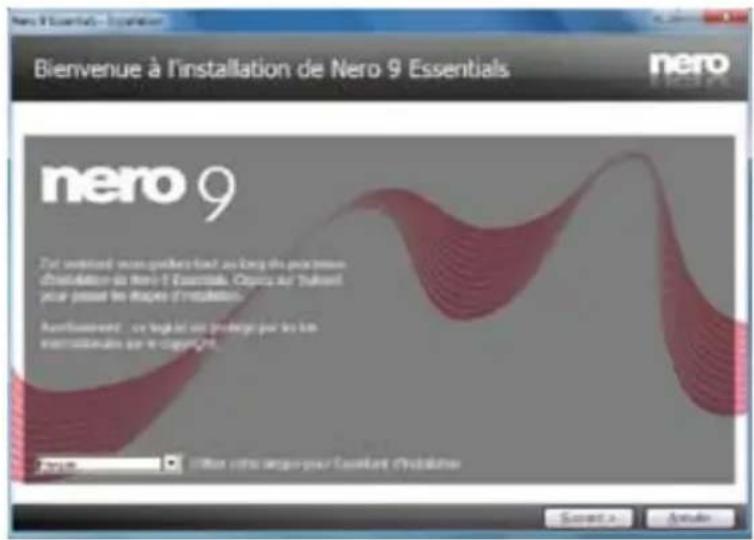 ASUS Essentio CG8350 - Pour installer Nero 9 : - 3