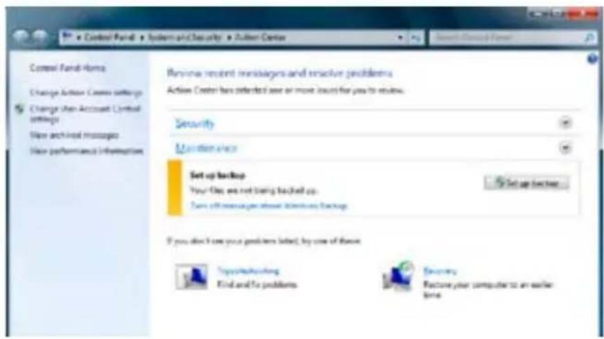 ASUS Essentio CG8350 - Ga als volgt te werk om het Windows® 7 Actiecentrum te lanceren: - 2
