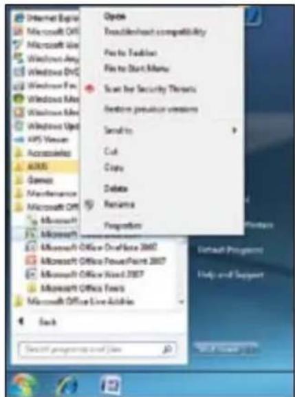 ASUS Essentio CG8350 - To pin programs on the Start menu or taskbar: - 3