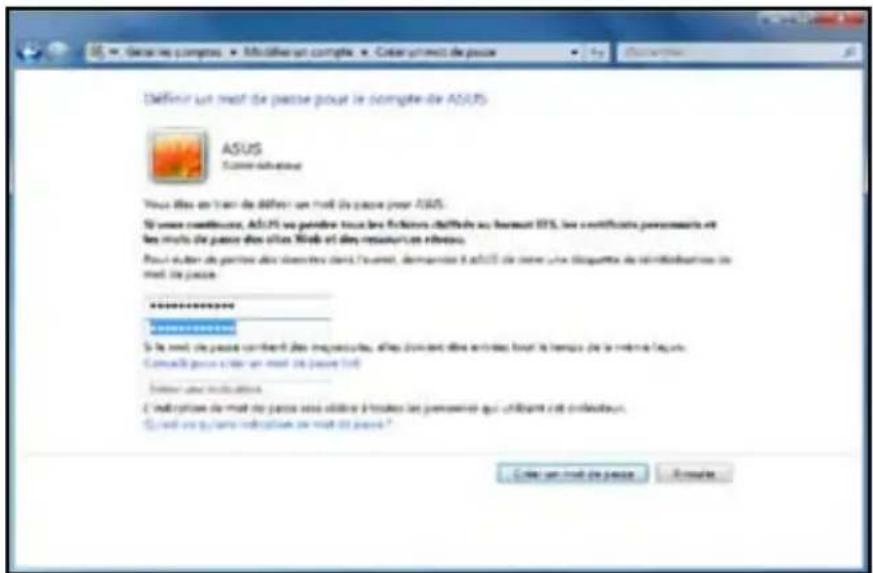 ASUS Essentio CG8350 - Pour configurer un mot de passe utilisateur : - 2
